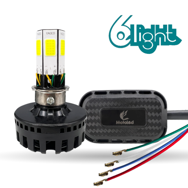 مصباح أمامي للدراجة النارية بقوة 60 واط و6000 لومن (M6-D)