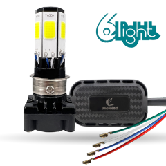 مصباح أمامي للدراجة النارية بقوة 60 واط وشدة إضاءة 6000 لومن (M4-X)