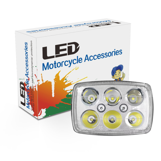 CD70 Motorcycle Semi-Assembly Led Headlight 6 lamp