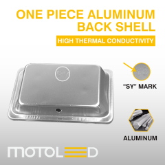 مصباح أمامي LED شبه مُجمّع للدراجات النارية CG125 مقاس 6*4 بوصة مع عدسة بروجكتور