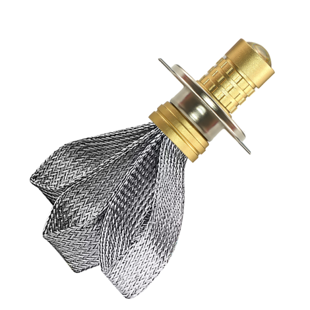 Motorcycle LED Headlight with Copper Strip