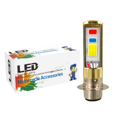 مصباح أمامي LED للدراجات النارية P15D H6M