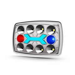 مصباح أمامي LED شبه مُجمّع للدراجات النارية CD70 CG125