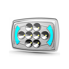 مصباح أمامي LED شبه مُجمّع للدراجات النارية CD70 CG125