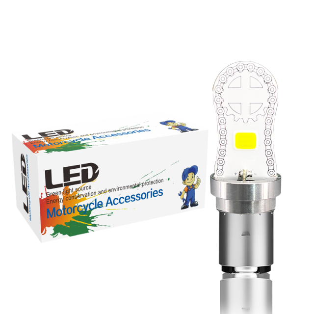 Motorcycle BA20D H6 LED Headlight Bulb