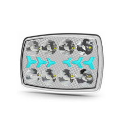 مصباح أمامي LED شبه مُجمّع للدراجات النارية CD70 CG125