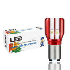 Motorcycle BA20D H6 LED Headlight Bulb
