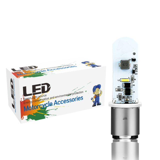 Motorcycle BA20D H6 LED Headlight Bulb