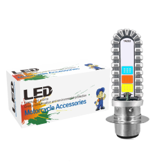 مصباح أمامي LED للدراجات النارية P15D H6M