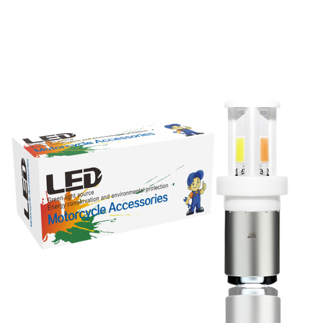 Motorcycle BA20D H6 LED Headlight Bulb