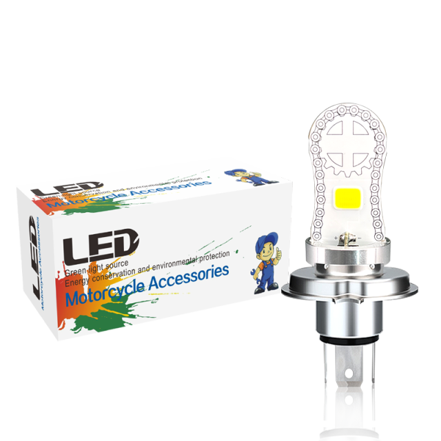 Motorcycle H4 LED Headlight Bulb