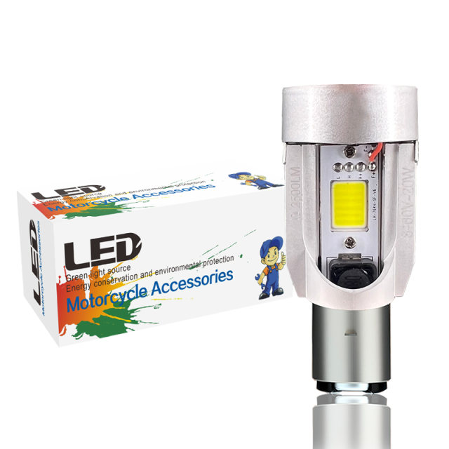 Motorcycle BA20D H6 LED Headlight Bulb