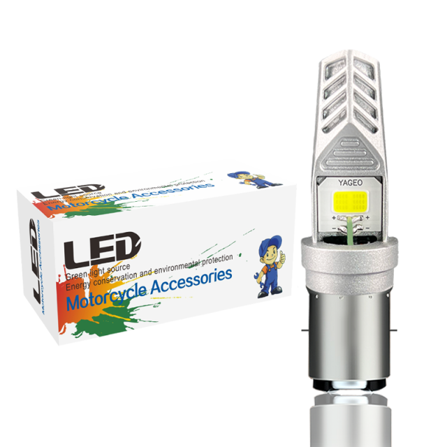 Motorcycle BA20D H6 LED Headlight Bulb