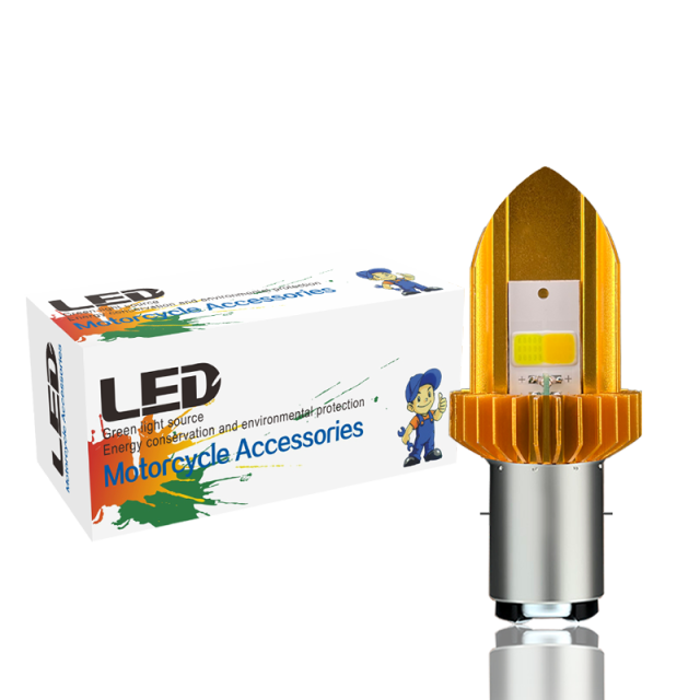 Motorcycle BA20D H6 LED Headlight Bulb