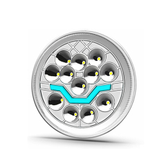 Motorcycle Semi-assembly 5.75" 6" LED Headlight for GN125 CM125