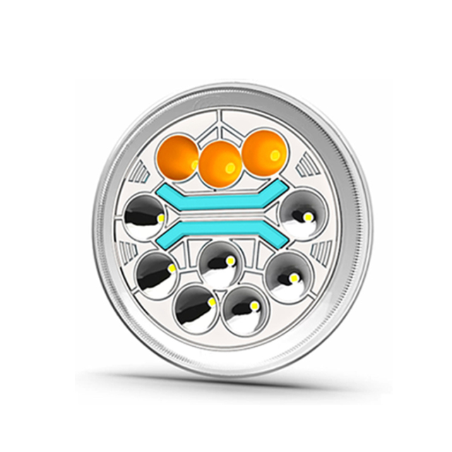 Motorcycle Semi-assembly 5.75" 6" LED Headlight for GN125 CM125