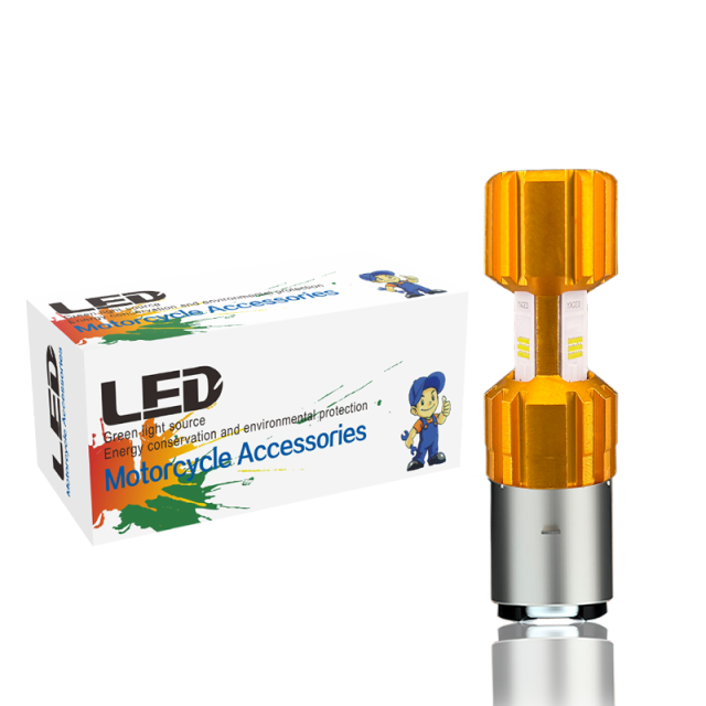 Motorcycle BA20D H6 LED Headlight Bulb