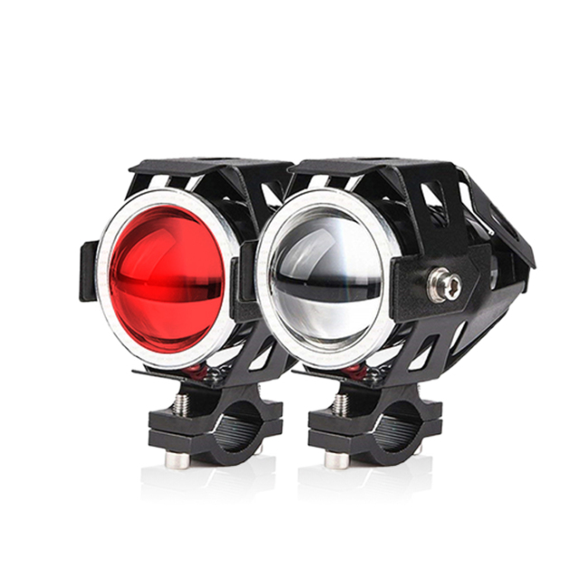 Motorcycle Car LED External Projector Lens Spotlight