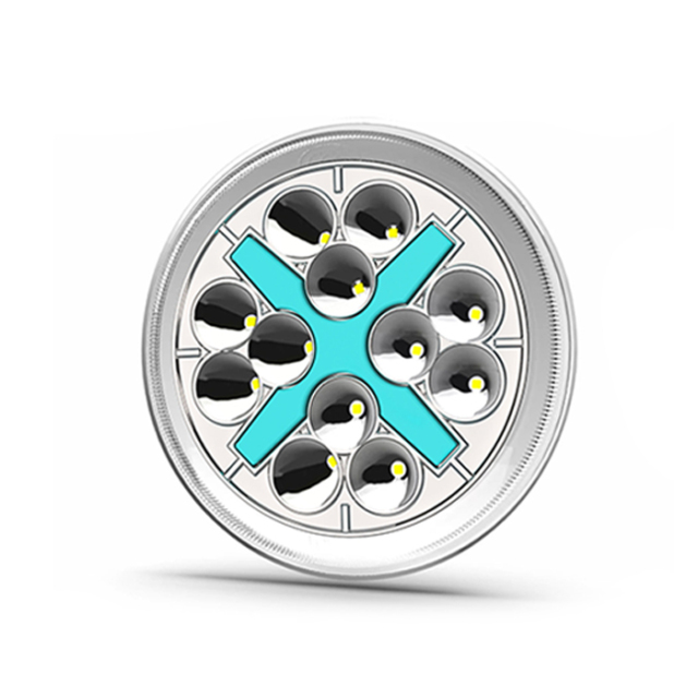 Motorcycle Semi-assembly 5.75" 6" LED Headlight for GN125 CM125