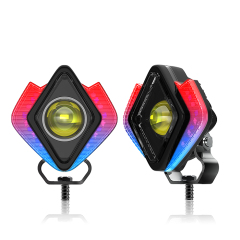 Motorcycle Car LED External Projector Lens Spotlight