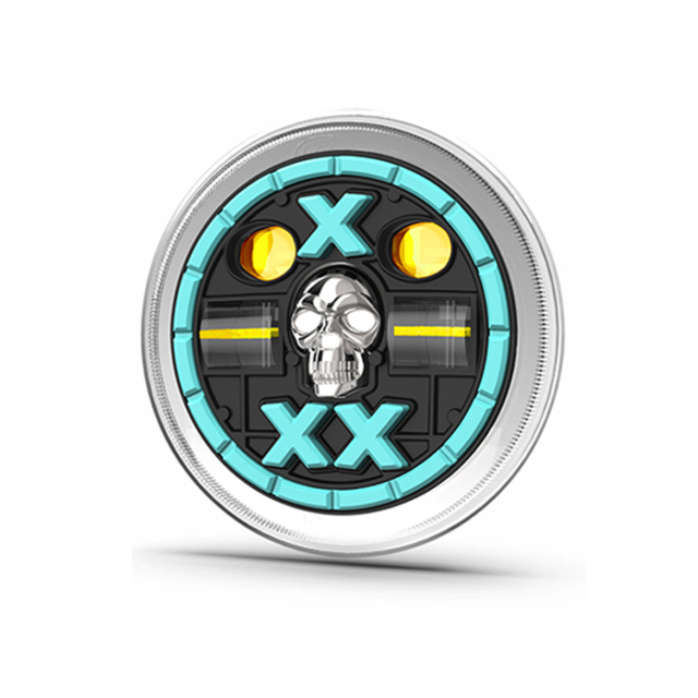 Motorcycle Semi-assembly 5.75" 6" LED Headlight for GN125 CM125