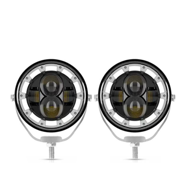 Motorcycle Car LED External Projector Lens Spotlight