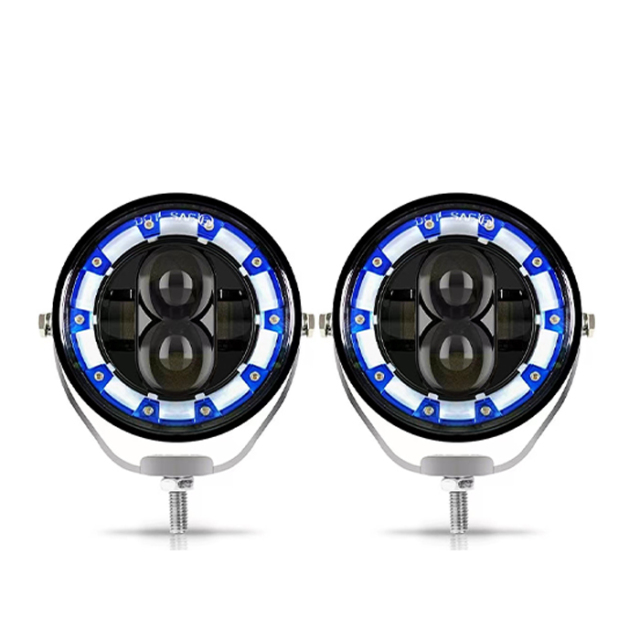 Motorcycle Car LED External Projector Lens Spotlight