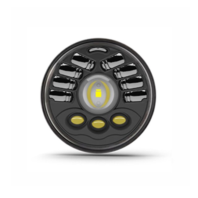 Motorcycle Semi-assembly 5.75" 6" LED Headlight for GN125 CM125