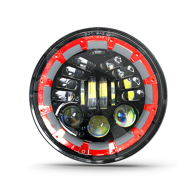 مصباح أمامي LED شبه مُجمّع للدراجات النارية من طراز BJ100 وBM150