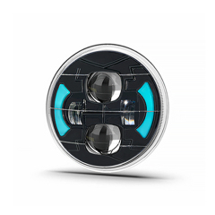 Motorcycle Semi-assembly 5.75" 6" LED Headlight for GN125 CM125