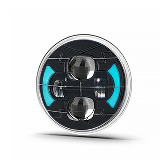 Motorcycle Semi-assembly 5.75" 6" LED Headlight for GN125 CM125