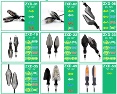 Luz indicadora de giro LED para motocicleta