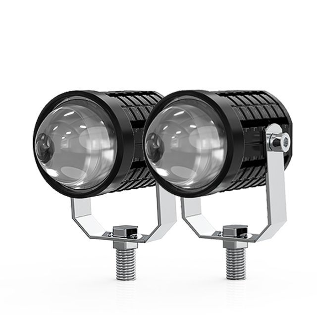 Motorcycle Car LED External Projector Lens Spotlight