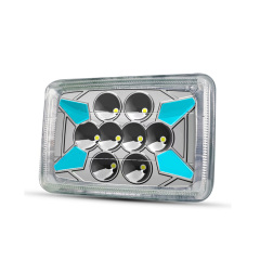 مصباح أمامي LED شبه مُجمّع للدراجات النارية AX100