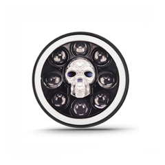 Motorcycle Semi-assembly 5.75" 6" LED Headlight for GN125 CM125