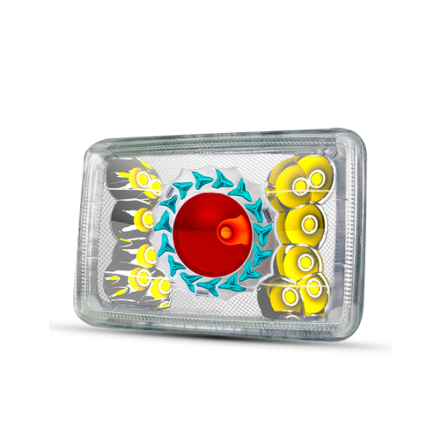 مصباح أمامي LED شبه مُجمّع للدراجات النارية AX100