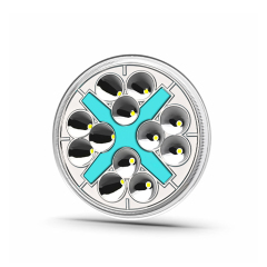 Faro LED semiensamblado de 5,75" y 6" para motocicleta GN125 CM125