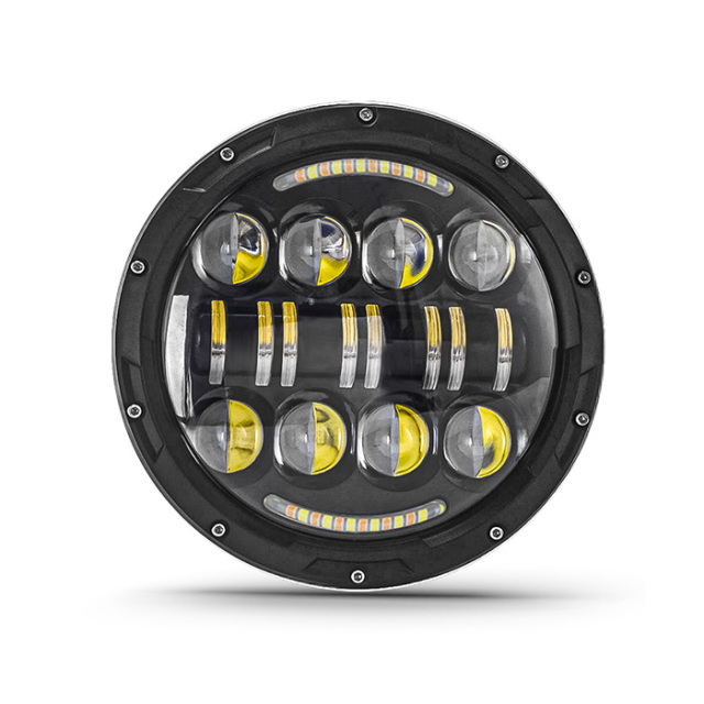 مصباح أمامي LED شبه مُجمّع للدراجات النارية من طراز BJ100 وBM150