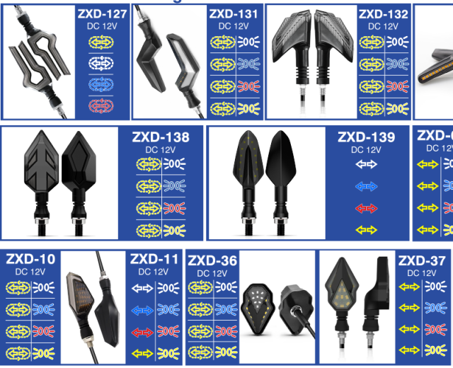 Motorcycle LED Turn Indicator Light
