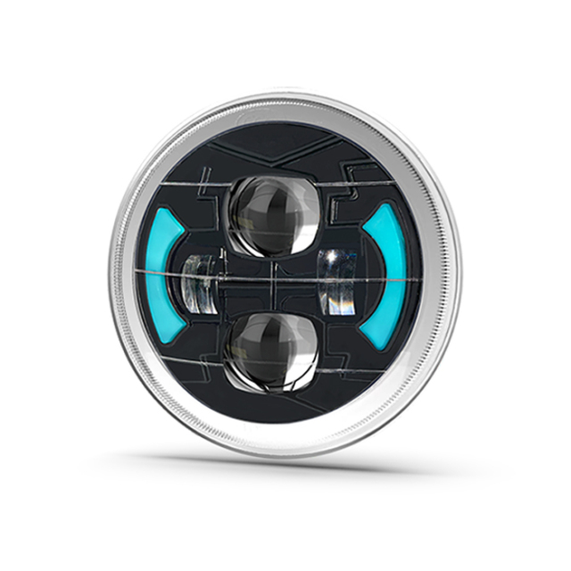 Motorcycle Semi-assembly 5.75" 6" LED Headlight for GN125 CM125