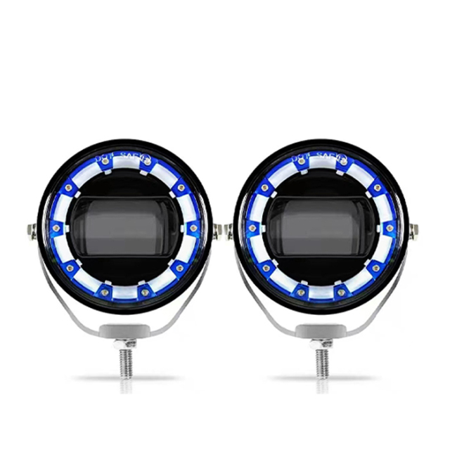 Motorcycle Car LED External Projector Lens Spotlight