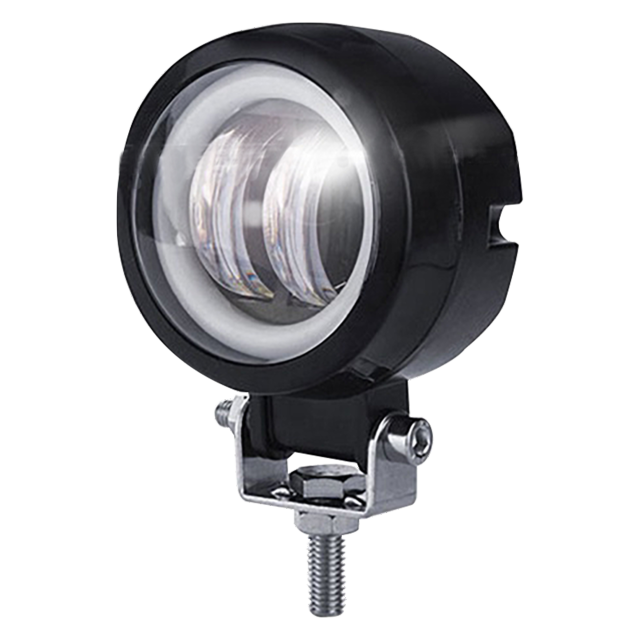 Foco de lente de proyector LED externo para motocicleta y coche