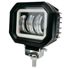 مصباح كشاف LED خارجي بعدسة عرض ضوئية للدراجات النارية والسيارات