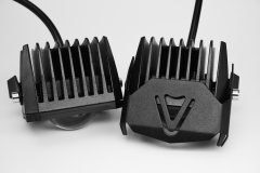 مصباح كشاف LED خارجي بعدسة عرض ضوئية للدراجات النارية والسيارات