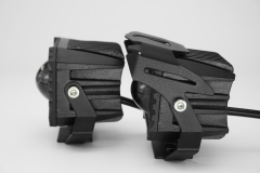 مصباح كشاف LED خارجي بعدسة عرض ضوئية للدراجات النارية والسيارات