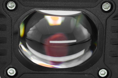 مصباح كشاف LED خارجي بعدسة عرض ضوئية للدراجات النارية والسيارات