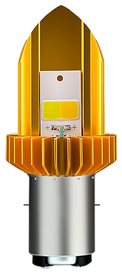 Motorcycle BA20D H6 LED Headlight Bulb