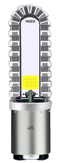 Bombilla LED para faros delanteros de motocicleta BA20D H6