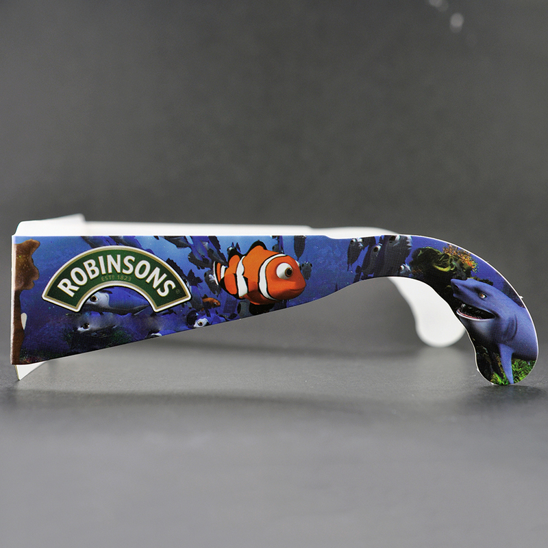 Custom Paper Linear Polarized 3D Glasses for IMAX & 3D Cinemas (Model:SNLP010)