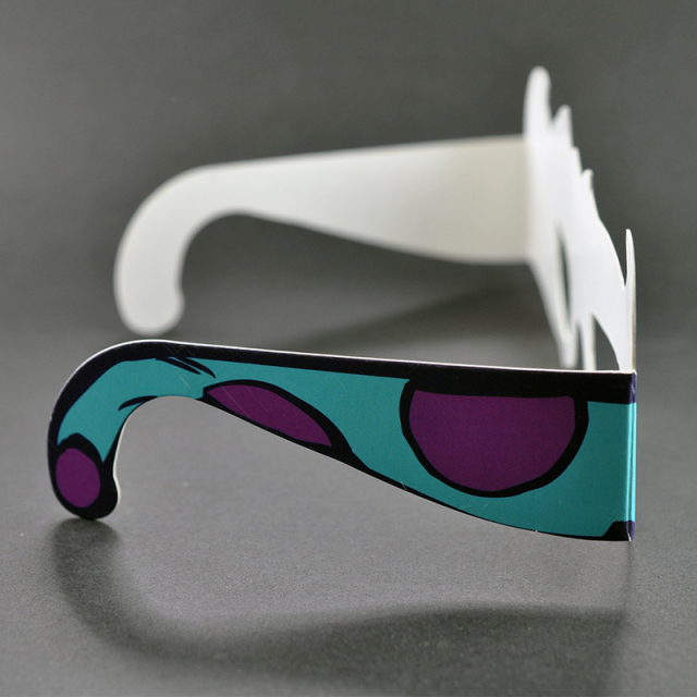 Custom Paper Linear Polarized 3D Glasses for IMAX & 3D Cinemas (Model:SNLP002)